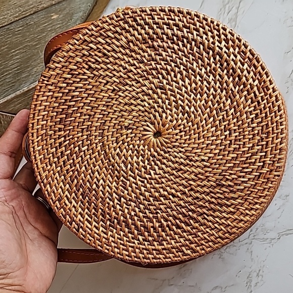 Boho Round Crossbody Bag - Picture 3 of 7